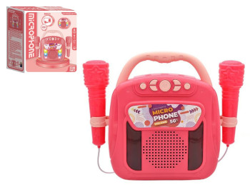 Колонка детская с микрофонами Microphone