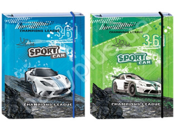 Папка для труда А4 KIDIS, SPORT CAR, 8917
