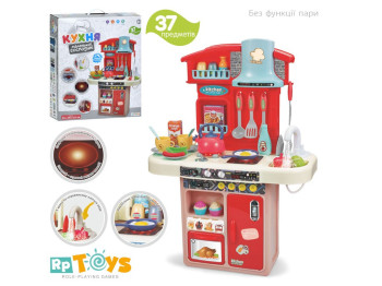 Кухня ігрова зі світлом та звуком 16912A, 63 см, з мийкою та духовкою, Limo Toy