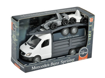 Автомобіль Mercedes-Benz Sprinter бортовий з лафетом - білий. Tigres 39670