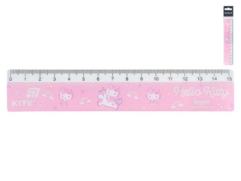 Лінійка пластикова Kite Hello Kitty HK26-090-2, 15см