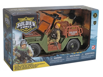 Игровой набор Солдаты PATROL JEEP. Soldier Force 545301-1