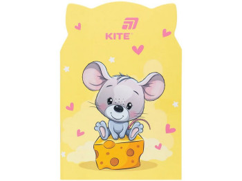 Блокнот у м'якій обкладинці, 48 аркушів, Cheese Mouse, Kite