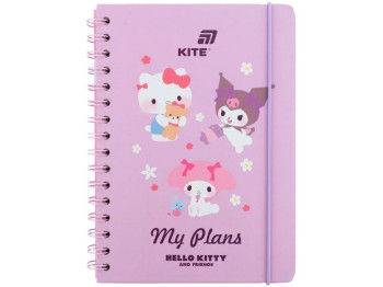 Щоденник-планер на спіралі Kite Hello Kitty GF26-438