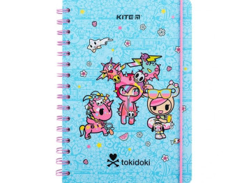 Блокнот на спирали в клетку А5. 80 листов. Tokidoki. Kite TK24-190