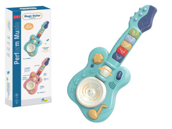 Гітара іграшкова електрична Magic Guitar 41 см, світиться та музична