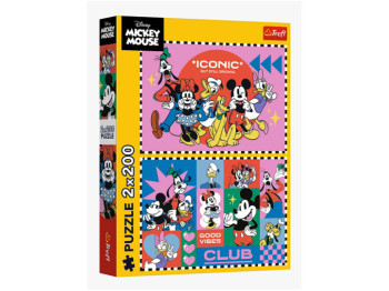 Пазлы 2 в 1 Trefl Mickey and Friends Время с друзьями, 2 х 200 деталей