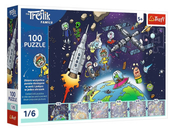 Пазлы Trefl UFT Treflik Family Солнечная система, 100 элементов