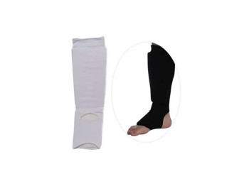 Защита для борьбы эластичная для ног, голень+стопа. MS 0674M