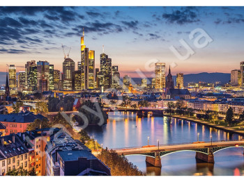 Пазли картонні 1500 елементів серія 3 Evening City, Danko Toys