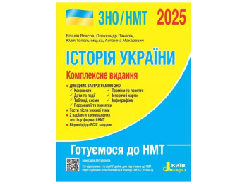 ЗНО 2025, Комплексне видання Історія України, Літера