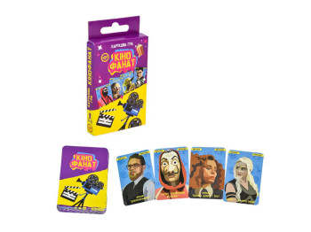 Настольная игра викторина Кинофанат, карты с заданиями, Strateg