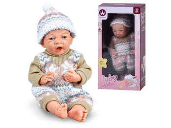 Пупс W10T-14A 25 см, рухливі ручки та ніжки, Limo Toy