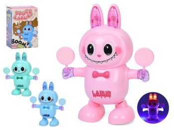 Музыкальная игрушка Labubu 01-23, 22 см, танцует, 3 цвета
