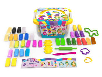 Набор теста для лепки Trolls and creatures box. ТМ LOVINDO 41220