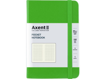 Книга записная в клетку салатовая Partner A6-. 96 листов. Axent 8301-04-A