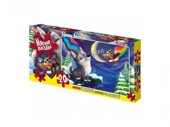 М'які пазли 20 елементів, Danko Toys