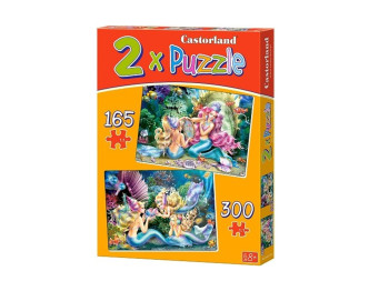 Пазли Русалочки, 165 елементів і 240 елементів, Castorland