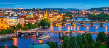 Пазли Прага вночі, 600 елементів, Castorland