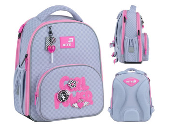 Рюкзак каркасний ортопедичний Kite Education Girl's Power, 38 см, світловідбивні елементи, Kite