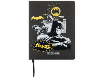 Щоденник шкільний у м'якій обкладинці PU, DC Batman, Kite