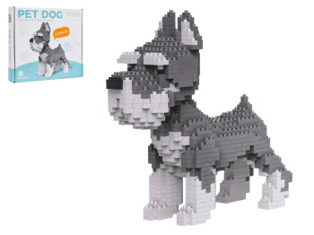 Конструктор Шнауцер, 14 см, мини-блоки
