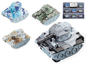 Набор инерционных машинок-танков Alloy Model, 8 шт., военная техника (цена за набор)