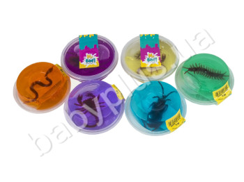 Слайм. TM Mr Boo А80009. З комахою. 40г (Ціна за 1шт.)