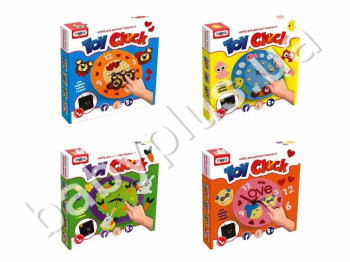 Украшение своими руками, часы из фетра Toy clock Strateg