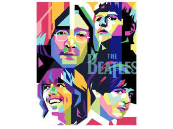 Набор для росписи по номерам The Beatle's 40х50 см, Strateg