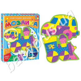 Набір для творчості Фігурне мозаїка, Паровоз, Vladi Toys