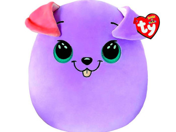 М'яка іграшка SQUISH-A-BOOS Фіолетовий пес BITSY 20 см. TY 39225