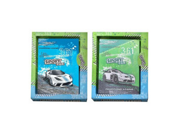 Блокнот SPORT CAR А6 с глиттером, KIDIS 6042