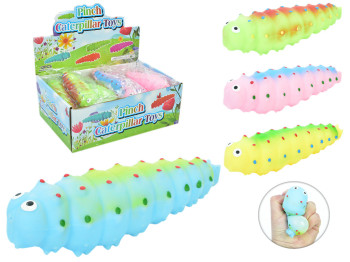 Игрушка антистресс Гусеница 14 см. MS 4039