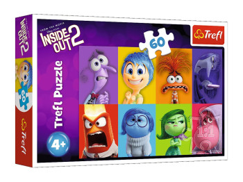 Пазл Trefl Inside Out 2 Знай свои эмоции, 60 деталей