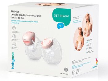 Молокоотсос двойной аккумуляторный Twinny Hands Free, 1002, BabyOno