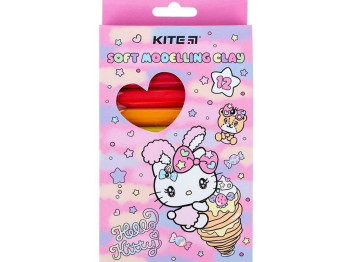 Пластилин восковой Hello Kitty 12 цветов 200 грамм. Kite HK23-086