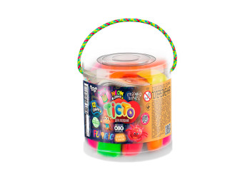 Тісто для ліплення FLUORIC туба 12 кольорів. Danko Toys TMD-FL-12-01U УцінкаDUBLL