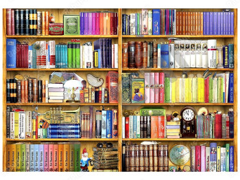 Пазлы Книжные полки, 1000 элементов, Anatolian