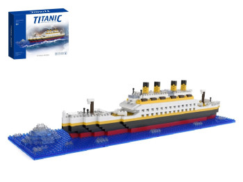Конструктор Titanic Круизный лайнер, 580 деталей, с подставкой