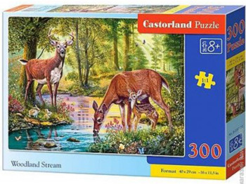 Пазли Олени біля річки, 300 елементів, Castorland