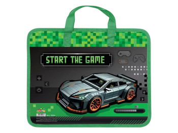 Папка пластиковая с текстильными ручками Supercar, KIDIS 13214