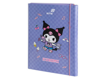 Папка для трудового навчання, картон, А4, дизайн Kuromi, Kite