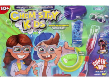 Набор для проведения опытов CHEMISTRY KIDS. Danko Toys CHK-01-02U