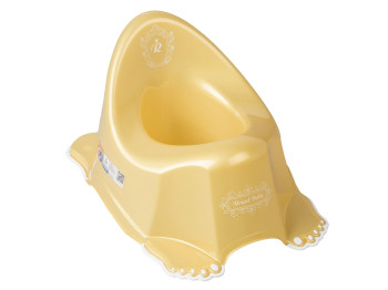 Горшок Royal с противоскользящей резиной золотистый. Tega Baby RL-001-110