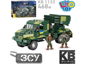 Конструктор военная машина БМ Град. Limo Toy KB 1133. 468 деталей