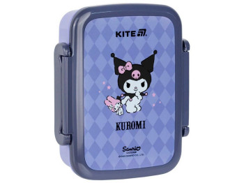 Ланчбокс пластиковий з перегородкою, дизайн Kuromi, 420 мл, Kite