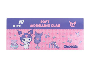 Пластилін восковий Kuromi HK24-085, 18 кольорів, Kite