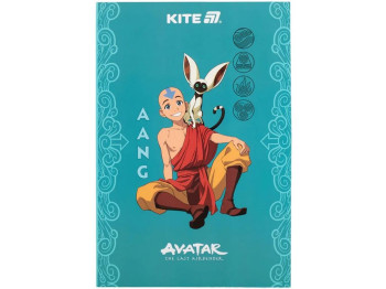 Блокнот-планшет в клетку A5, 50 листов, Avatar The Last Airbender, Kite
