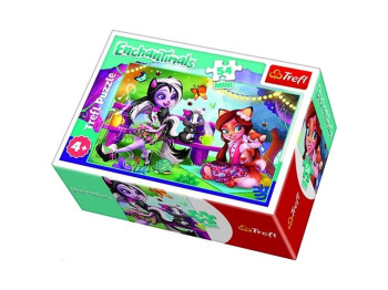 Пазлы Встреча, Hasbro Enchentimals, 54 элемента Мини, Trefl